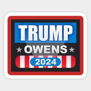 Trump Owens 2024 Sticker